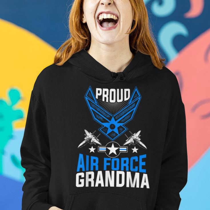Proud Air Force Grandma Us Air Force Military Women Hoodie Gifts for Her