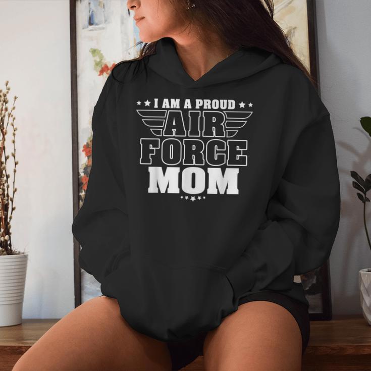 I Am A Proud Air Force Mom Patriotic Pride Military Mother Women Hoodie Gifts for Her