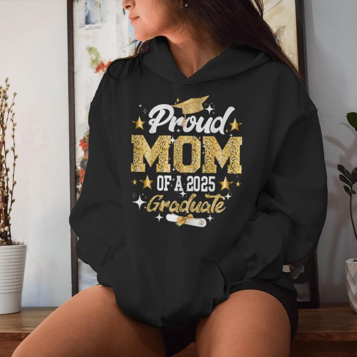 Proud Mom Of A 2025 Graduate For Family Graduation Women Hoodie Gifts for Her