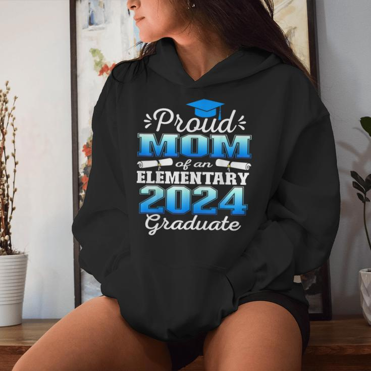 Proud Mom Of 5Th Grade Graduate 2024 Elementary Graduation Women Hoodie Gifts for Her