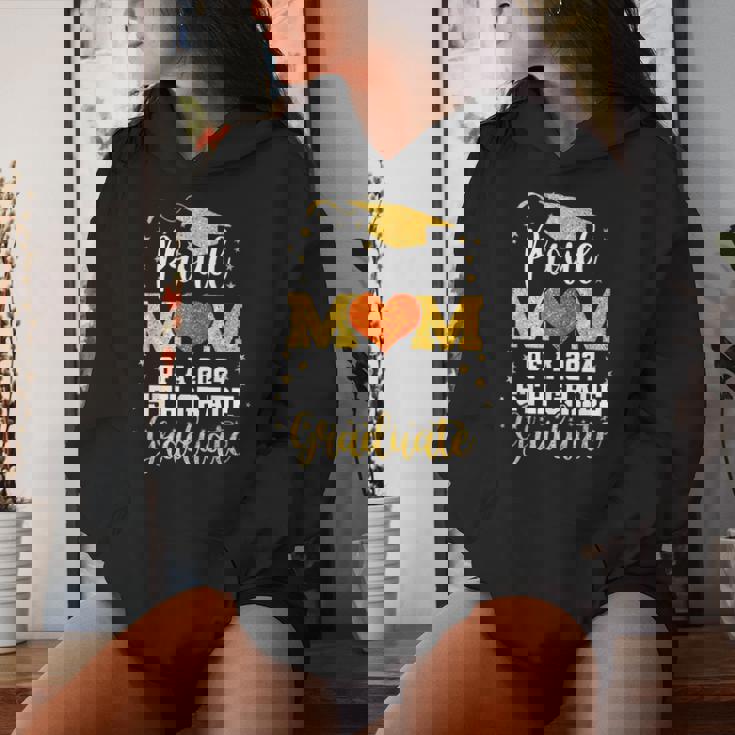 Proud Mom Of A Class Of 2024 Graduate 5Th Grade Graduation Women Hoodie Gifts for Her