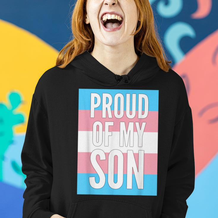 Proud Of My Trans Son Proud Mom Or Dad TransgenderWomen Hoodie Gifts for Her