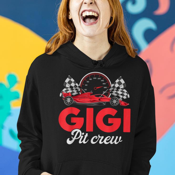 Race Car Gigi Of The Birthday Boy Gigi Pit Crew Women Hoodie Gifts for Her