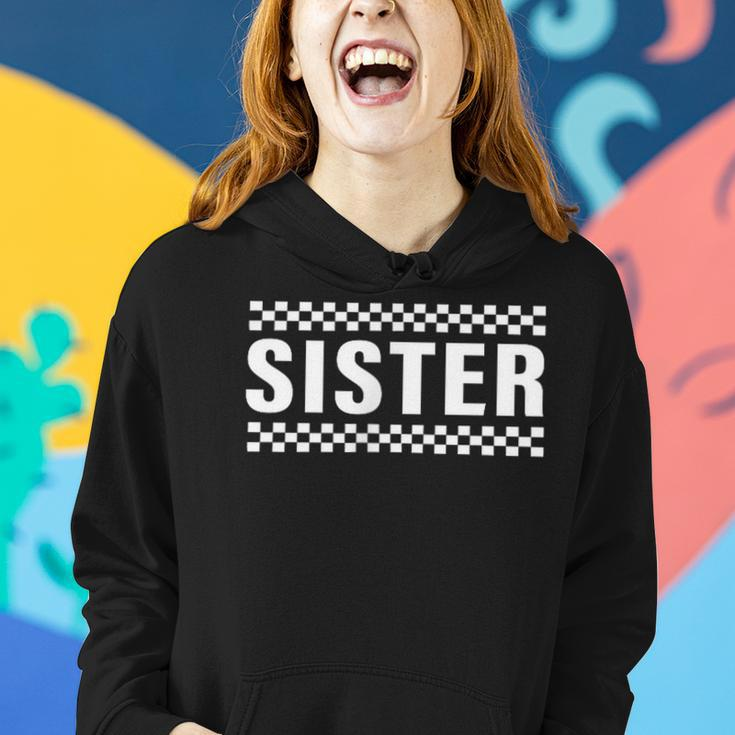 Racing Birthday Matching Family Race Car Pit Crew Sister Women Hoodie Gifts for Her