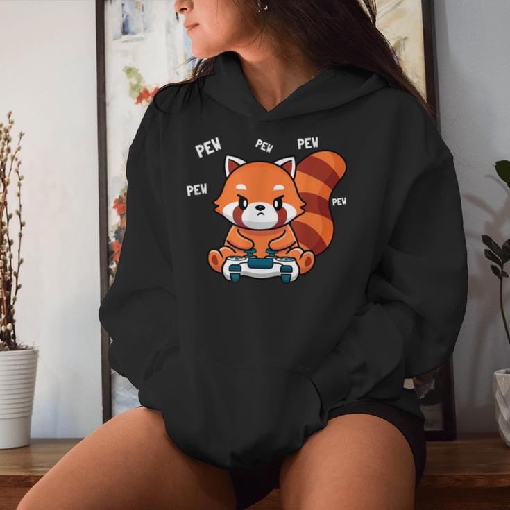 Red Panda Red Panda Gamer Kapuzenpullover für Damen Geschenke für Sie