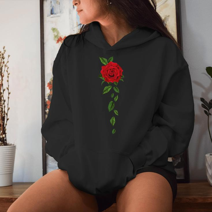 Red Roses For Men Women And Youth Flower Gardening Women Hoodie Gifts for Her