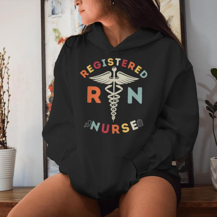 Registered Nurse Rn Nursing Nurse Women Hoodie Gifts for Her