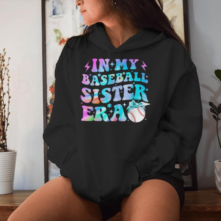 Retro In My Baseball Sister Era For Girls Sis Women Hoodie Gifts for Her