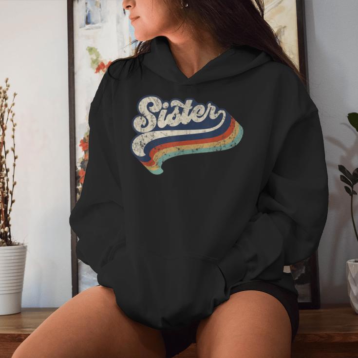 Retro Cute Sister For Sis Best Sister Ever Women Hoodie Gifts for Her