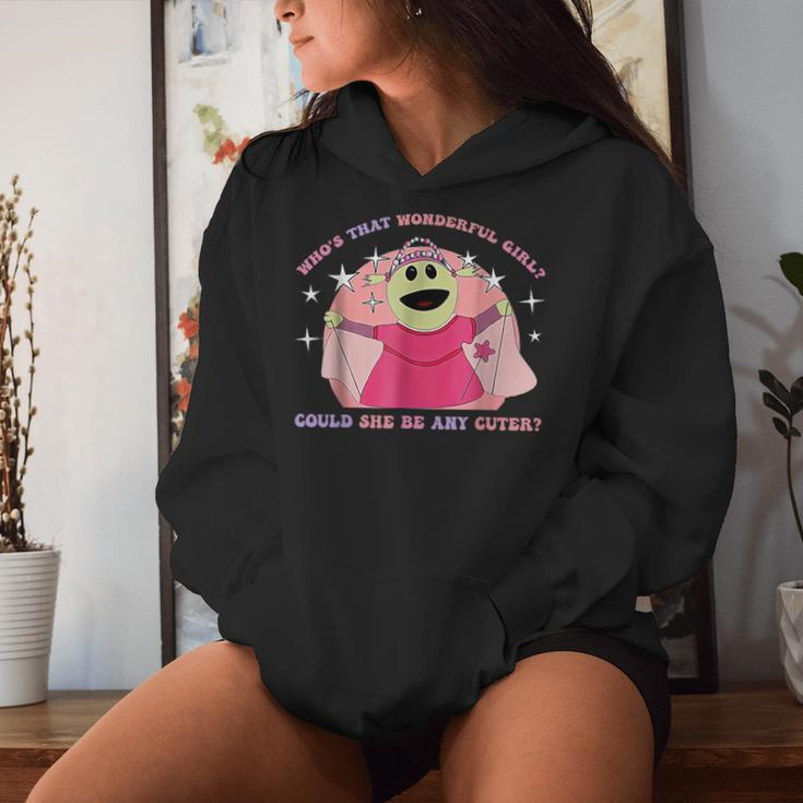 Retro Groovy Who's That Wonderful Girl Women Hoodie Gifts for Her