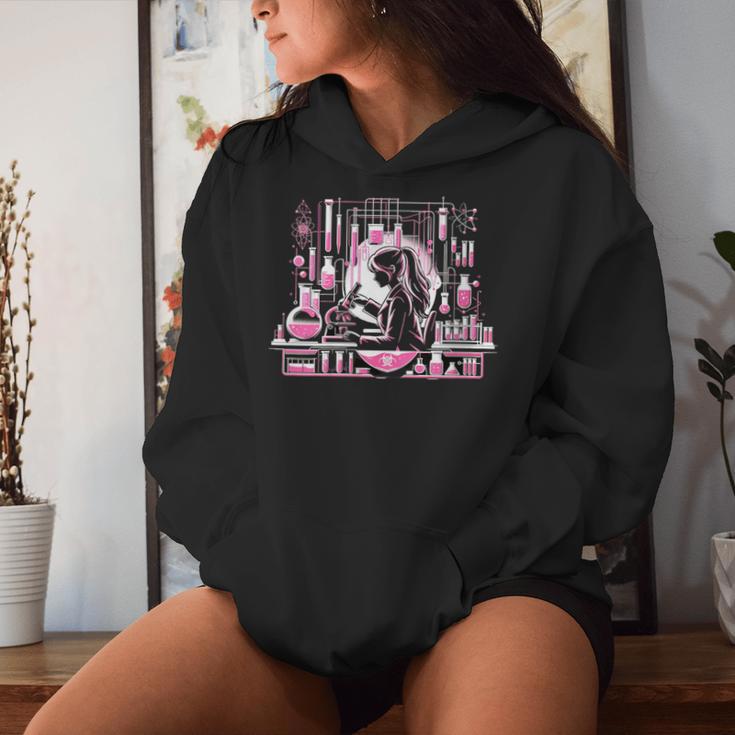 Retro Lab Week 2024 Phlebotomy Pink Girl Lab Week 2024 Women Hoodie Gifts for Her