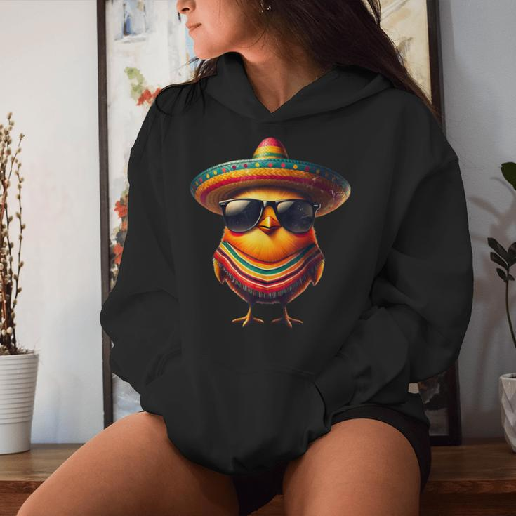 Rooster Mexican Cinco De Mayo Chicken Lover Women Hoodie Gifts for Her