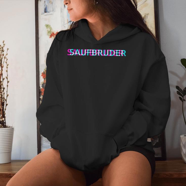 Saufbruder Beer Saufen Beer Drinker Alcohol Sauf Kapuzenpullover für Damen Geschenke für Sie