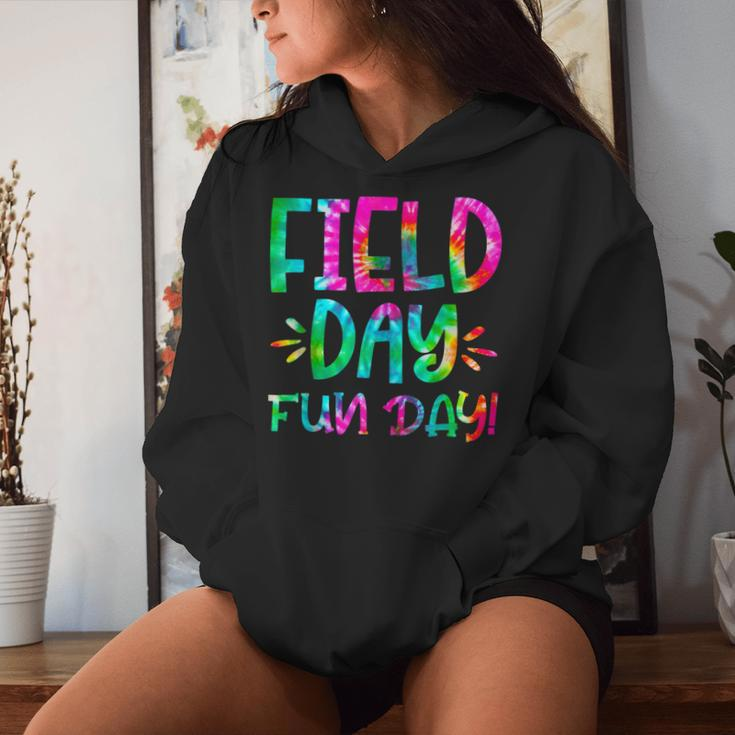 School Field Day Fun Tie Dye Field Day 2024 Teacher Women Hoodie Gifts for Her