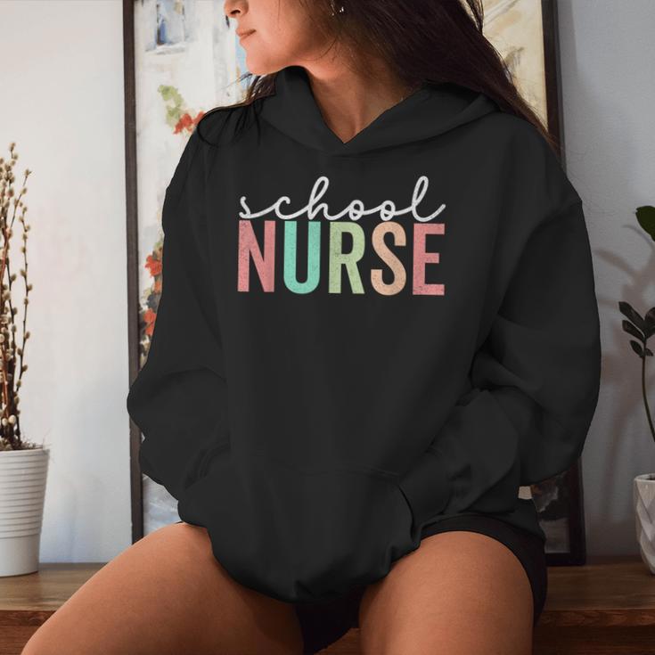 School Nurse Vintage Nurse Appreciation Nursing Healthcare Women Hoodie Gifts for Her