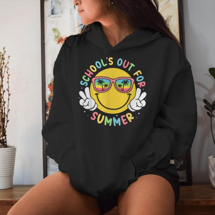 Schools Out For Summer Teacher Last Day Of School Women Hoodie Gifts for Her