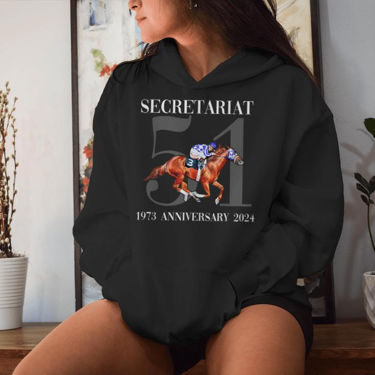 Secretariat 1973 Horse Racing Women Hoodie Gifts for Her