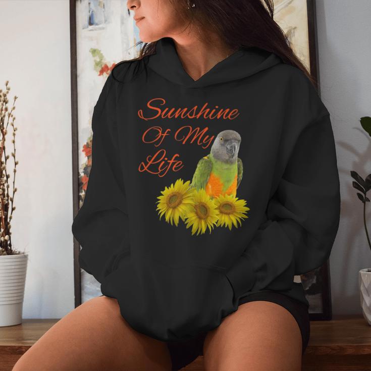 Senegal Parrot Sunshine Sunflower Women Hoodie Gifts for Her