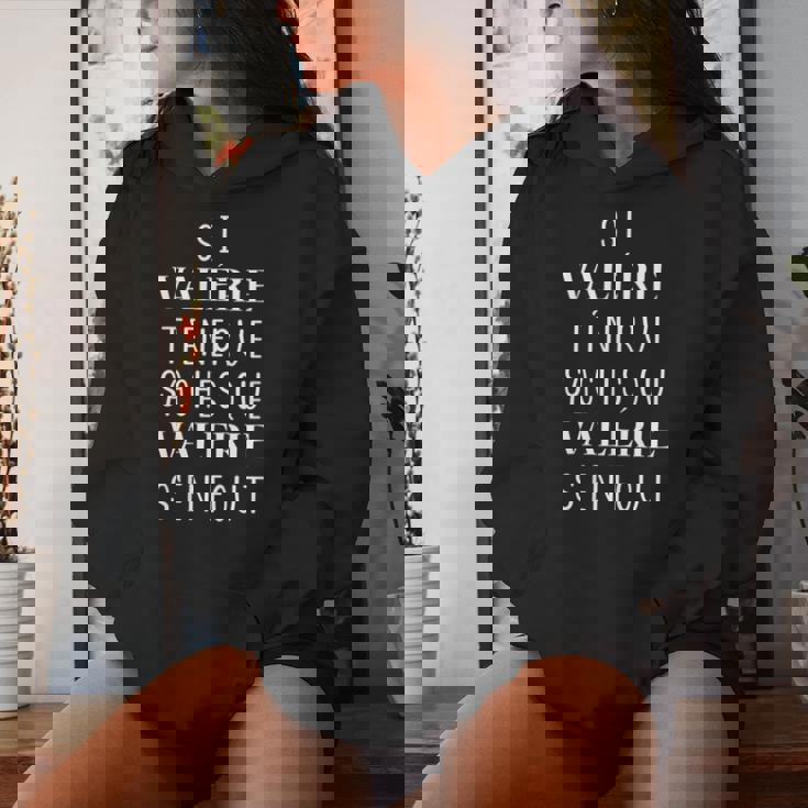Sialérie T'énerve Saches Quealerie S'en Fout Sweat à capuche femme Cadeaux pour elle