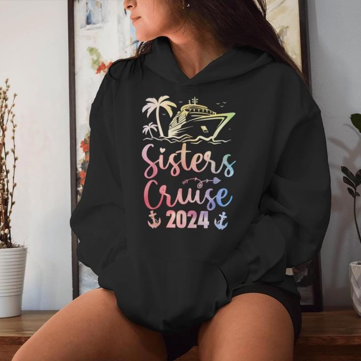 Sisters Cruise 2024 Sister Cruising Trip Family Group Squad Women Hoodie Gifts for Her
