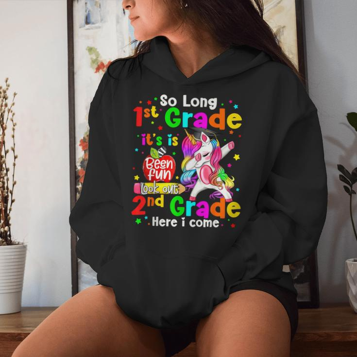 So Long 1St Grade Look Out 2Nd Grade Here I Come Unicorn Kid Women Hoodie Gifts for Her