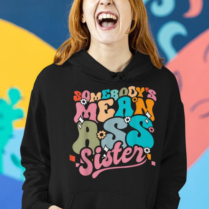 Somebody's Mean Ass Sister Siblings Sarcastic Women Hoodie Gifts for Her