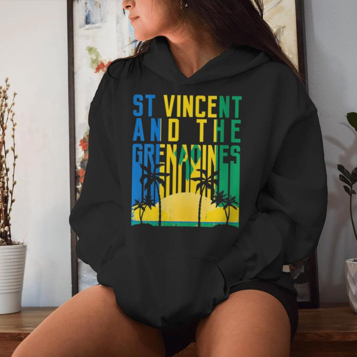 St Vincent And The Grenadines Retro 70S 80S Vintage Women Hoodie Gifts for Her