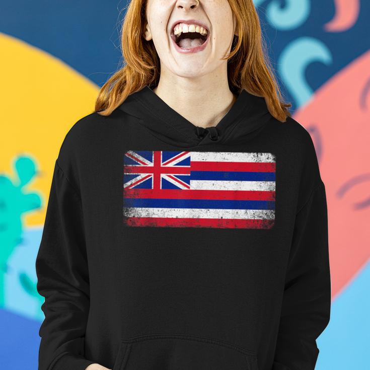 State Of Hawaii Hawaiian Flag Retro Vintage Women Women Hoodie Gifts for Her