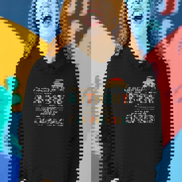 Sweat à capuche femme Anthony Unique, C'est un Truc de Anthony Design Coucher de Soleil Cadeaux pour elle