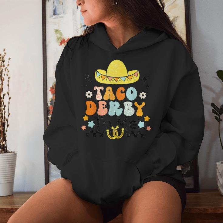 Taco Derby To Me Cinco De Mayo Horse Racing Women Hoodie Gifts for Her
