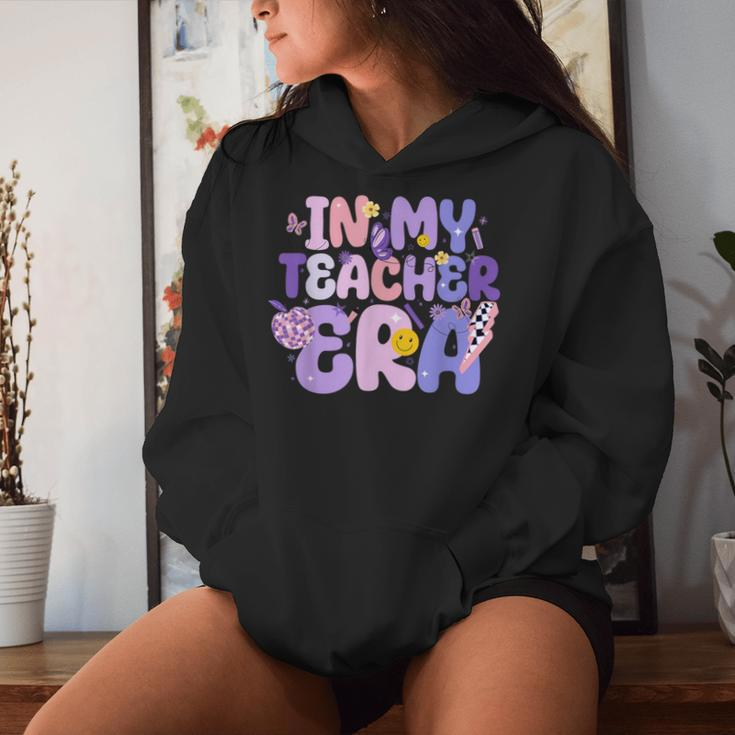 In My Teacher Era First Day Of School Back To School Retro Women Hoodie Gifts for Her