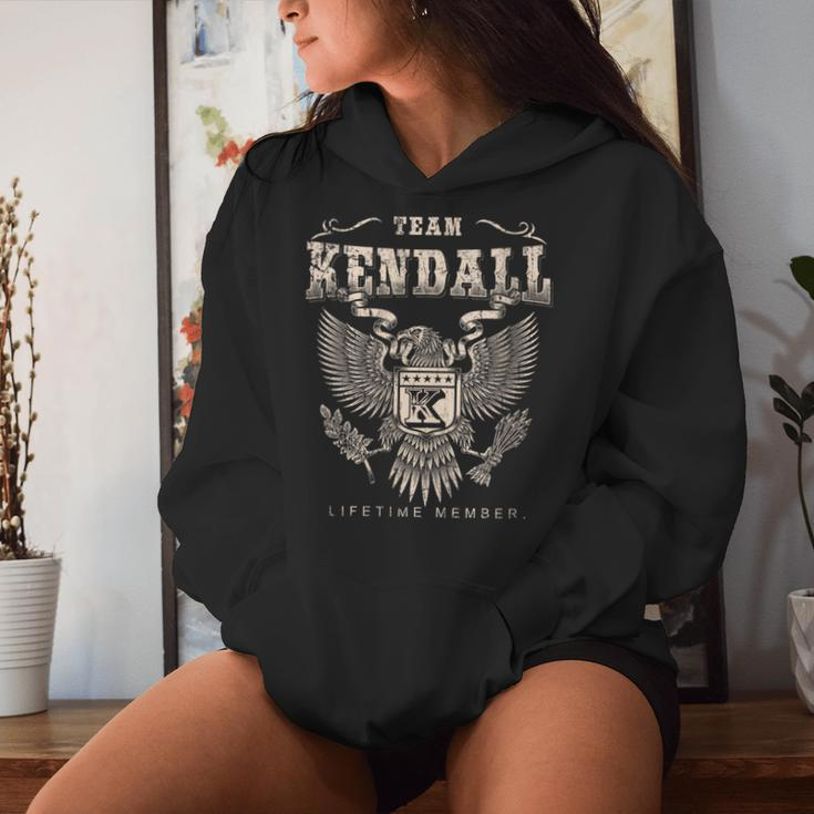 Team Kendall Family Name Lifetime Member Women Hoodie Gifts for Her