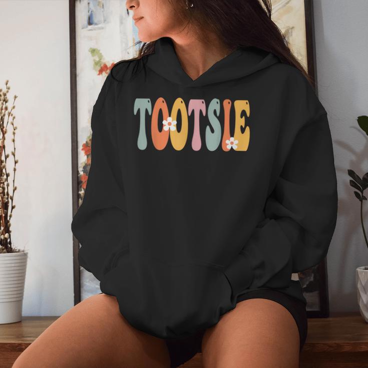 Tootsie Retro Groovy Mama Süße Lustige Oma Zum Muttertag Kapuzenpullover für Damen Geschenke für Sie