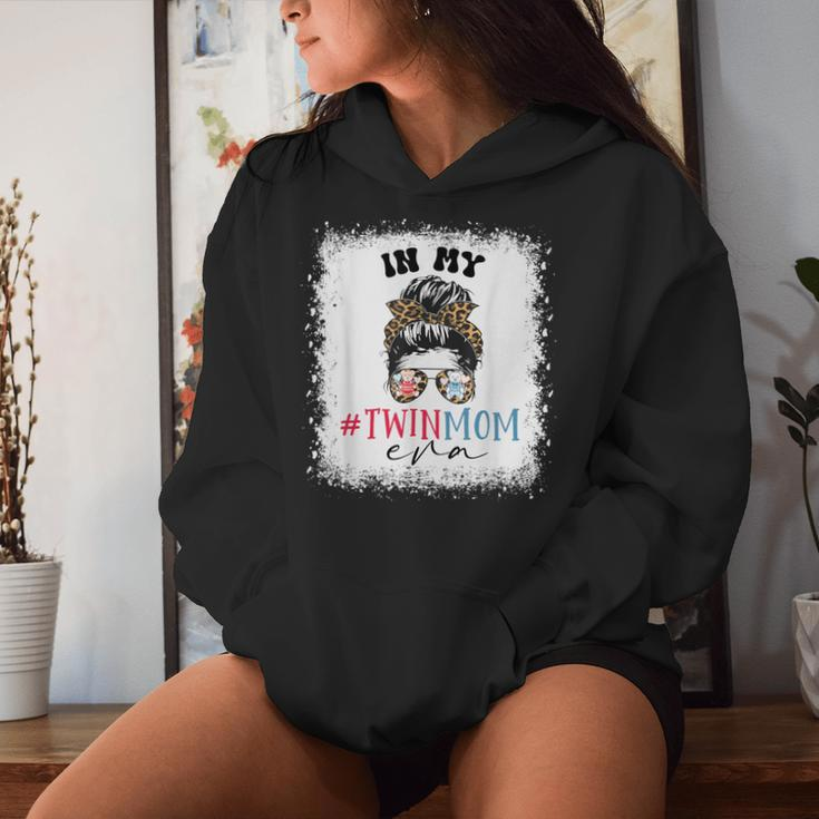 In My Twin Mom Era Mama Mothers Pregnancy Announcement Women Hoodie Gifts for Her