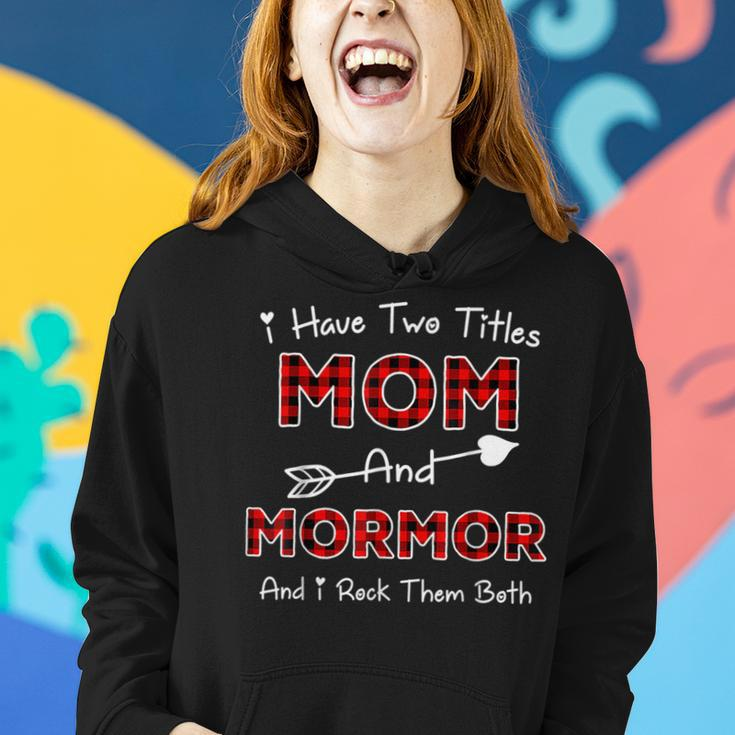 I Have Two Titles Mom And Mormor Palid Mother's Day Women Hoodie Gifts for Her