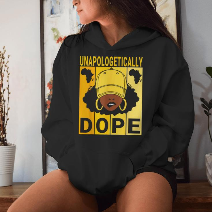 Unapologetically Dope Proud Black Girl Woman Black History Women Hoodie Gifts for Her