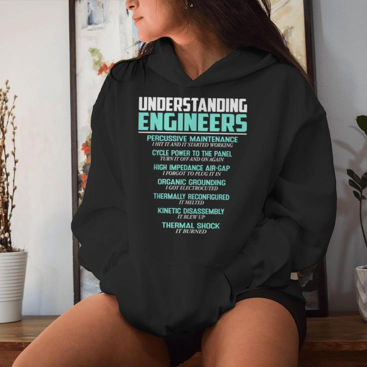 Understanding Engineers Mechanical Sarcastic Engineering Women Hoodie Gifts for Her