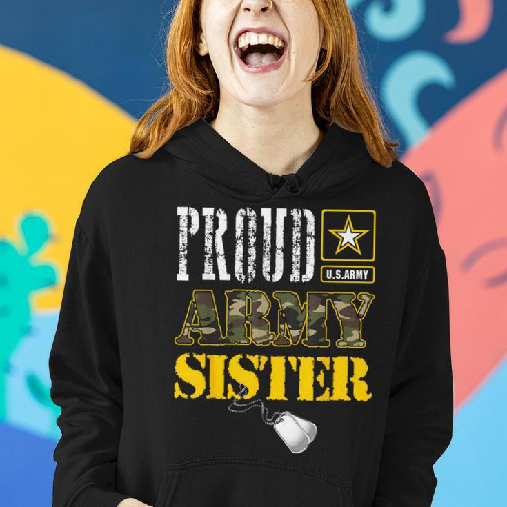 US Army Proud Us Army Sister Military Pride Women Hoodie Gifts for Her
