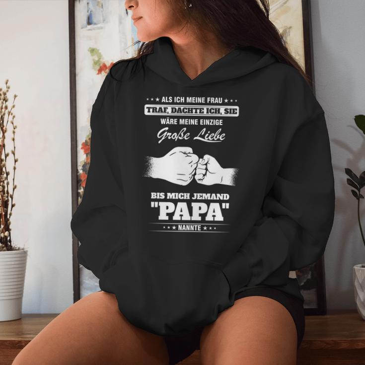 Vater Stolzer Papa Big Love Son Daughter Kapuzenpullover für Damen Geschenke für Sie