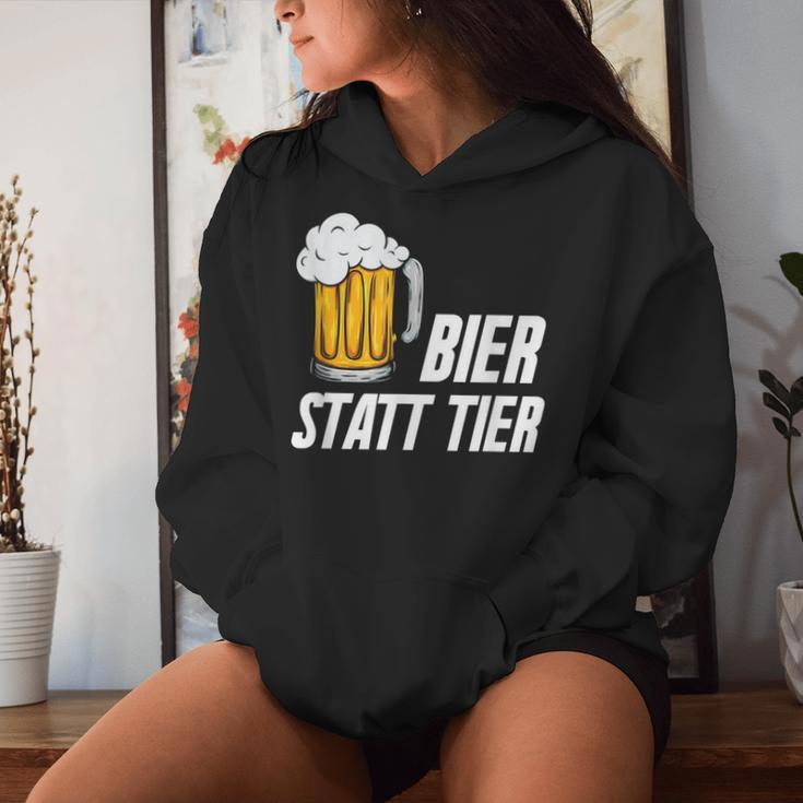 Veganeganegan Beer Instead Of Animal Kapuzenpullover für Damen Geschenke für Sie