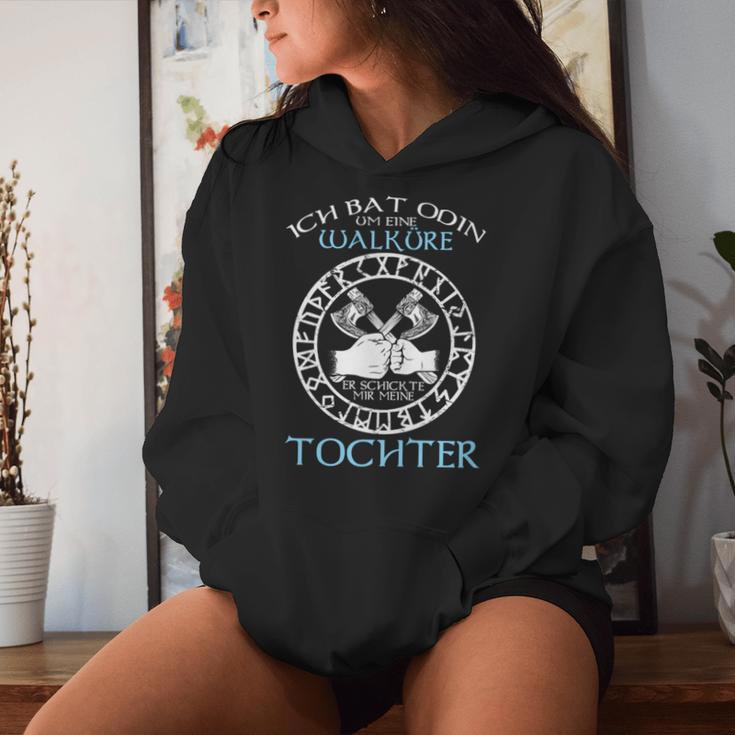 Viking Ich Bat Odin Um Eine Walküre Father Daughter Odin S Kapuzenpullover für Damen Geschenke für Sie