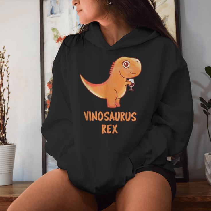 Vinosaurus Rex inosaur Wine Dino -Inosaursine Kapuzenpullover für Damen Geschenke für Sie