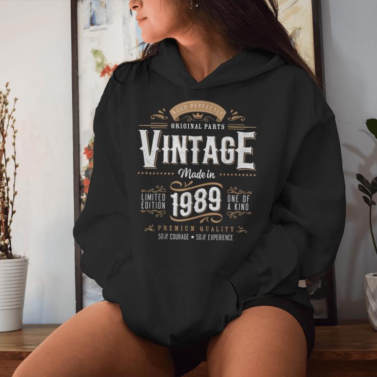 Vintage 1989 35Th Birthday 35 Year Old For Women Women Hoodie Gifts for Her