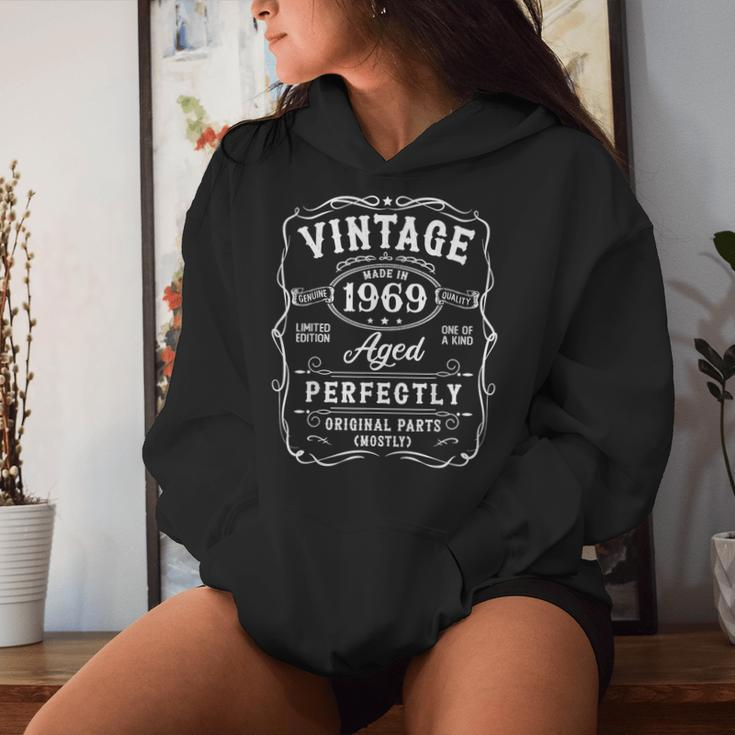 Vintage 55 Birthday Decorations 55Th Bday 1969 Women Hoodie Gifts for Her