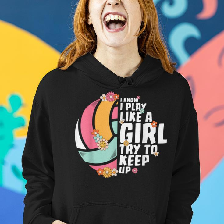 Volleyball For N Girls College Volleyball Lovers Women Hoodie Gifts for Her