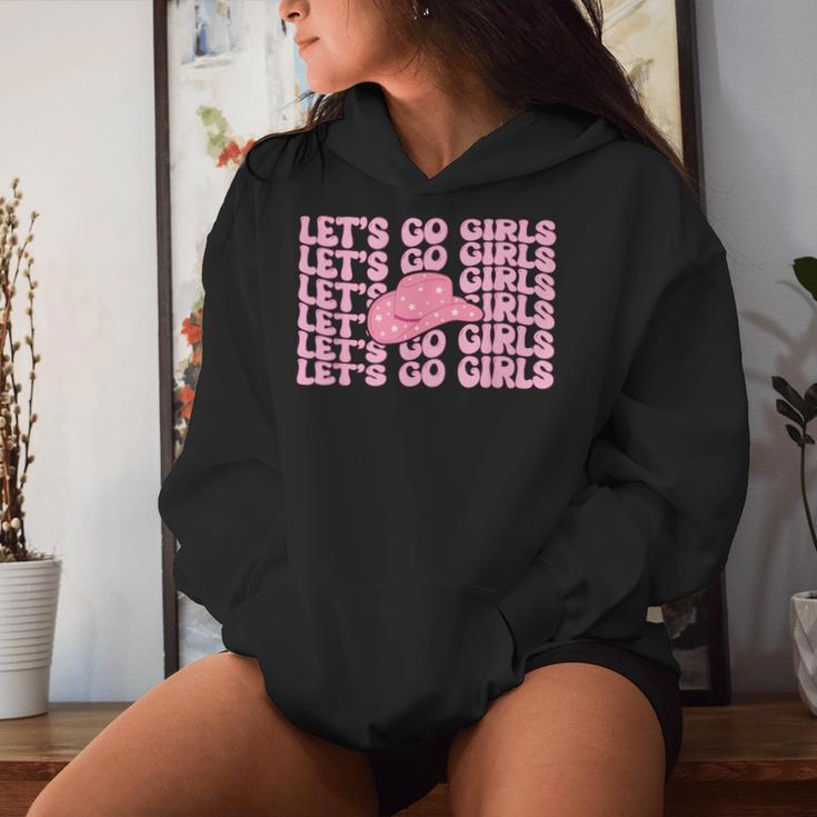 Western Let's Go Girls Bridal Bachelorette Party Cowgirl Women Hoodie Gifts for Her