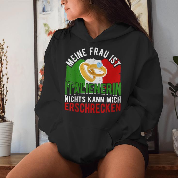 My Wife Is Italian Kapuzenpullover für Damen Geschenke für Sie