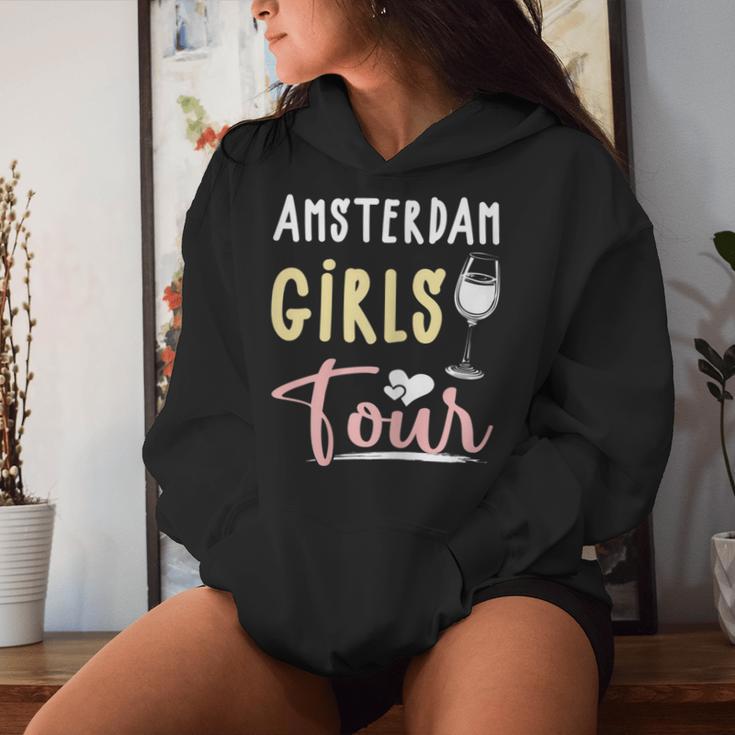 Women's Amsterdam Girls Tour Travel Party Holiday Kapuzenpullover für Damen Geschenke für Sie