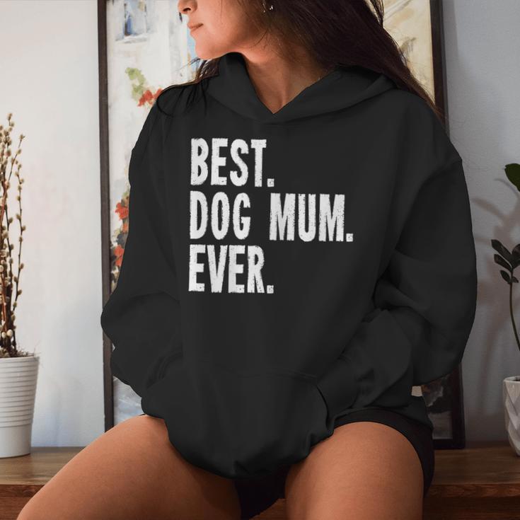 Women's Best Dog Mum Ever Dog Mum Kapuzenpullover für Damen Geschenke für Sie