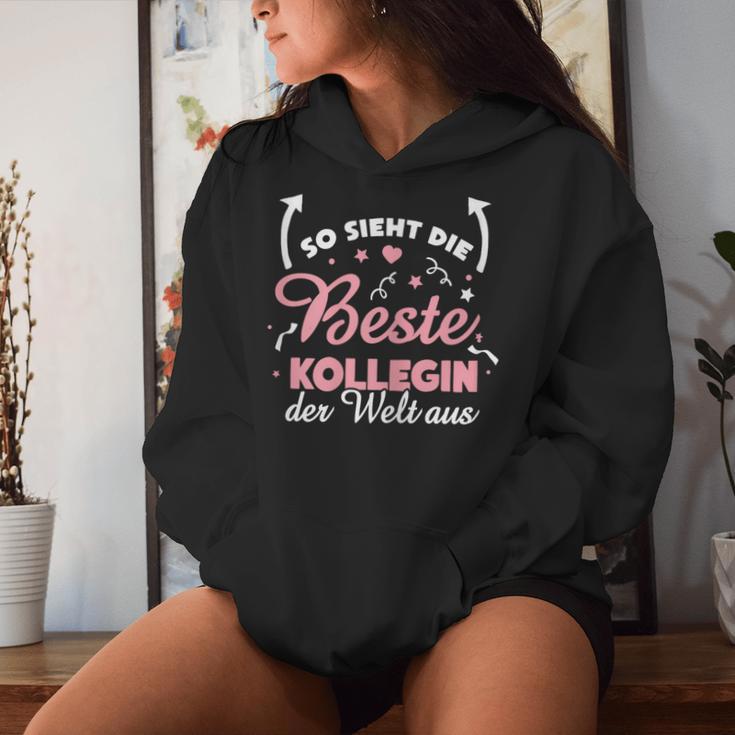 Women's So Sieht Die Beste Kollegin Der Welt So Sieht Die Beste Kollegin Der Welt S Kapuzenpullover für Damen Geschenke für Sie